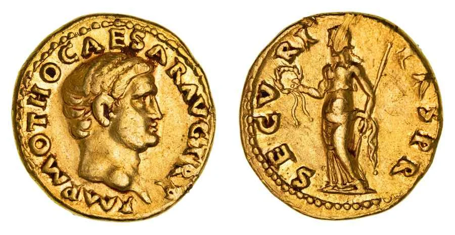 Agesilaos Antik Sikkeler Nümizmatik _Roma İmparatorluğu Otho Sikkeleri​ (1).webp