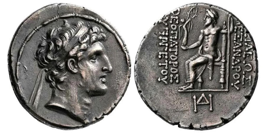 Agesilaos Antik Sikkeler Nümizmatik_Alexander I Balas (1).webp