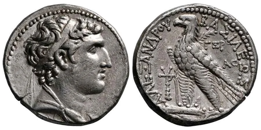 Agesilaos Antik Sikkeler Nümizmatik_Alexander I Balas (6).webp