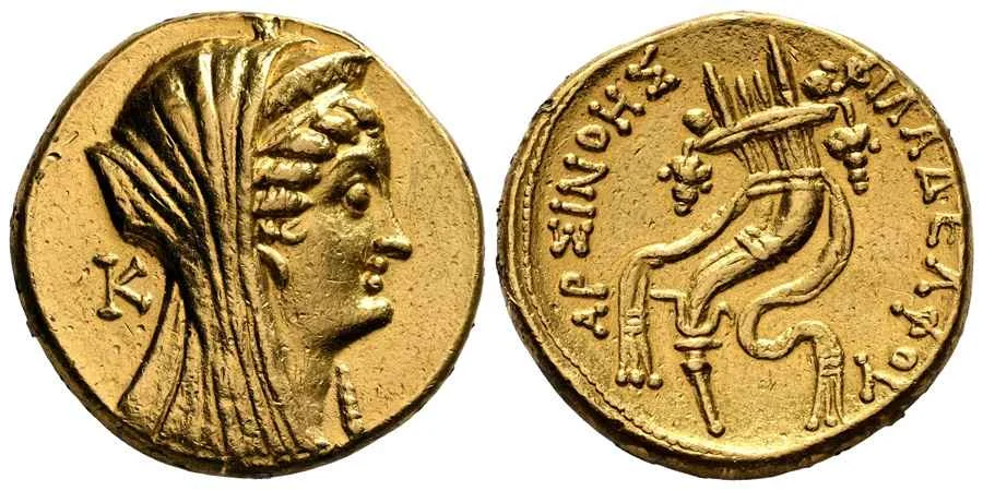 Agesilaos Antik Sikkeler Nümizmatik_Arsinoe II  (11).webp