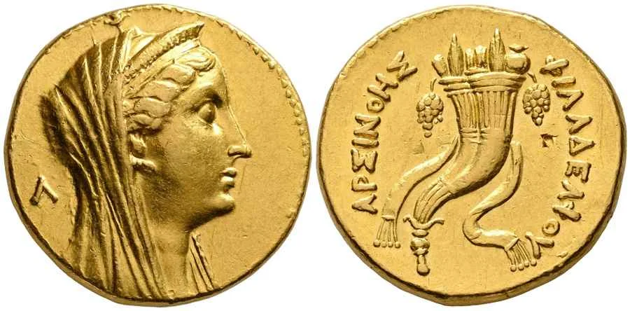 Agesilaos Antik Sikkeler Nümizmatik_Arsinoe II  (8).webp