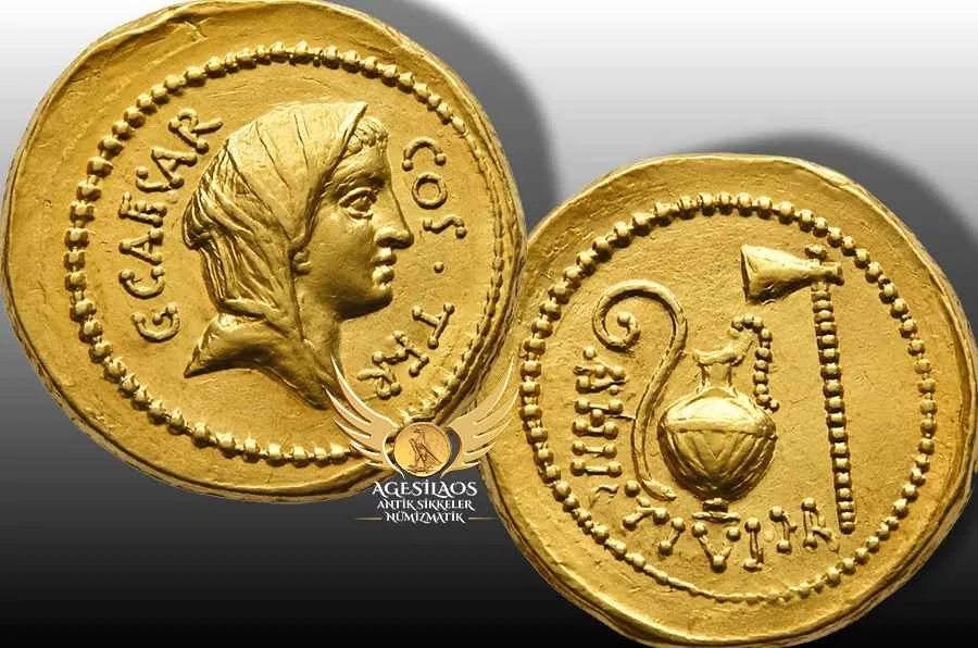 Roma Cumhuriyeti'nin çöküşünde ve Roma İmparatorluğu'nun doğuşunda çok önemli bir rol oynayan Romalı general ve politikacı Julius Caesar [Gaius Julius Caesar].