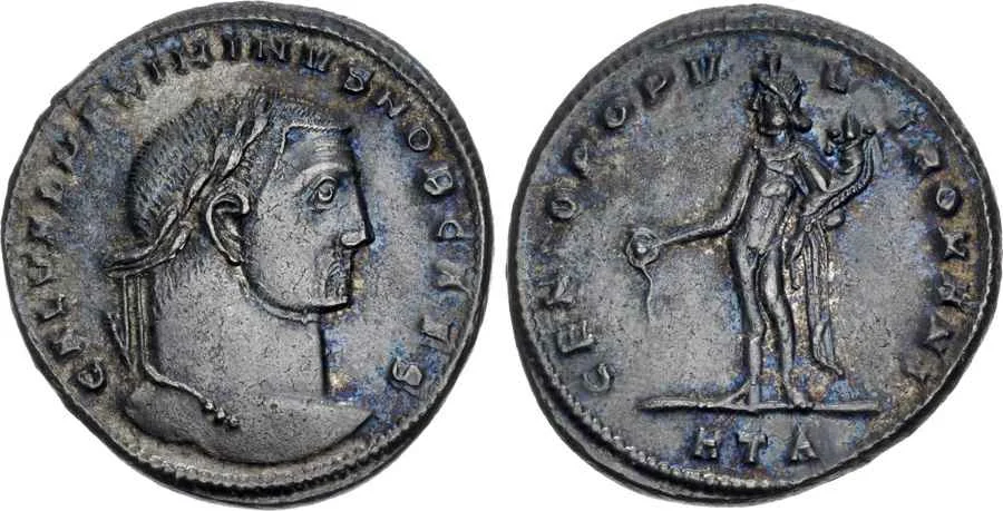 Agesilaos Antik Sikkeler Nümizmatik_Maximinus II Sikkeleri (2).webp