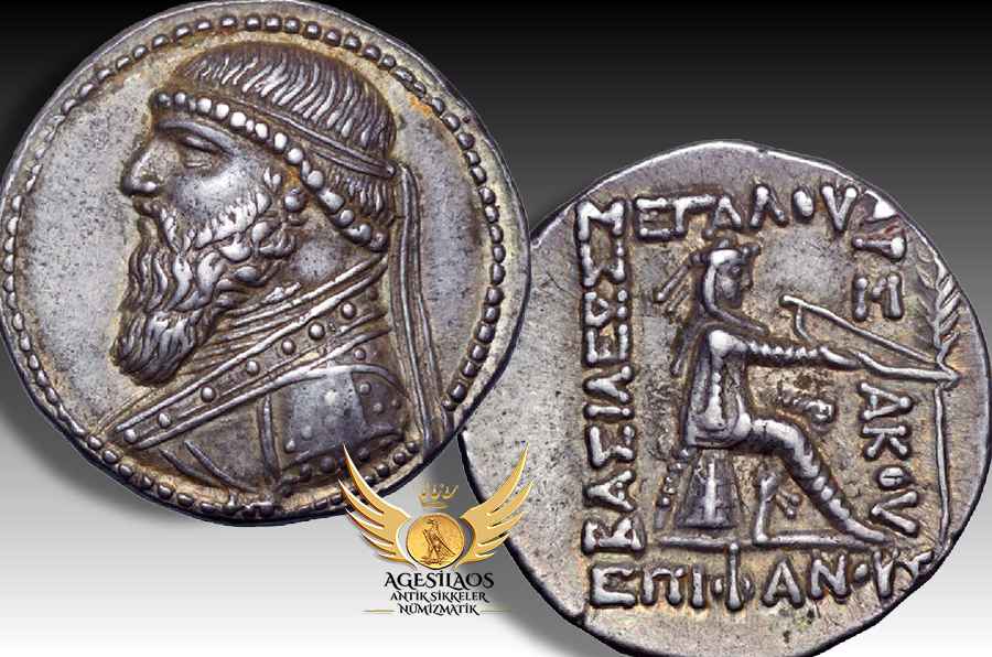 Agesilaos Antik Sikkeler Nümizmatik_Mithradates II.jpg