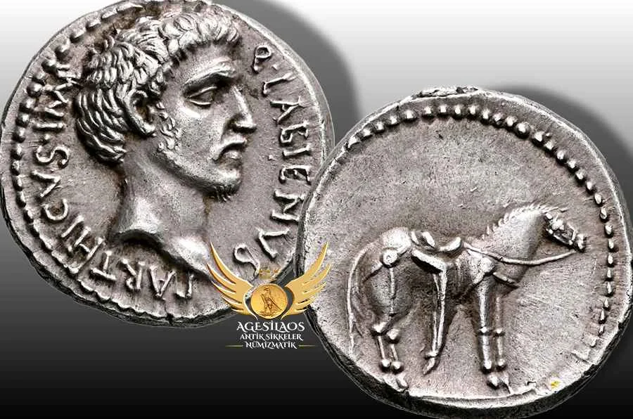 Quintus Labienus was a Roman nobleman whose father, Titus, was killed by Caesar in the Battle of Munda in 45 BC.  