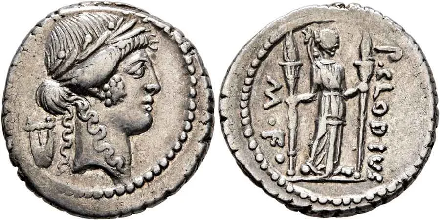 Agesilaos Antik Sikkeler Nümizmatik_Roma Cumhuriyeti Publius Clodius Turrinus Sikkeleri (15).webp