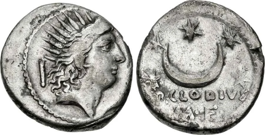 Agesilaos Antik Sikkeler Nümizmatik_Roma Cumhuriyeti Publius Clodius Turrinus Sikkeleri (16).webp