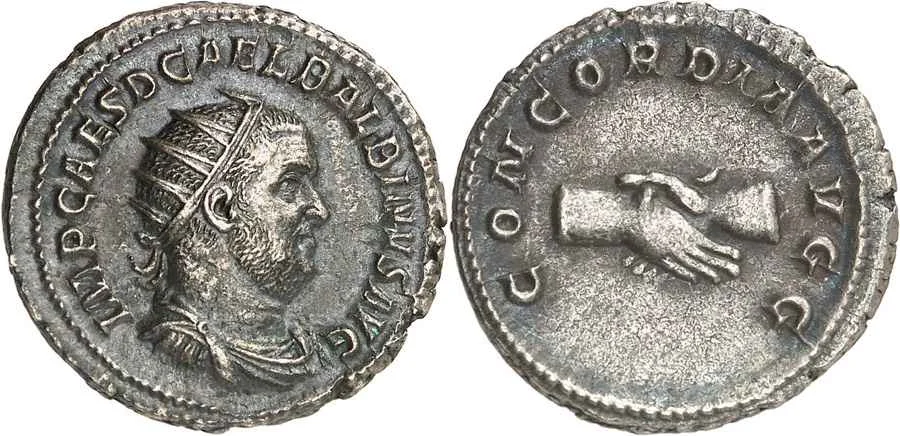 Agesilaos Antik Sikkeler Nümizmatik_Roma İmparatorluğu Balbinus Sikkeleri (1).webp