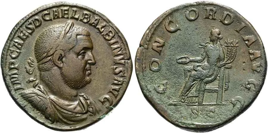 Agesilaos Antik Sikkeler Nümizmatik_Roma İmparatorluğu Balbinus Sikkeleri (19).webp