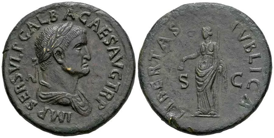 Agesilaos Antik Sikkeler Nümizmatik_Roma İmparatorluğu Galba Sikkeleri (12).webp