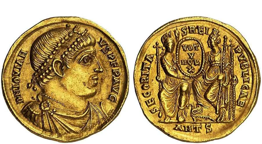 Agesilaos Antik Sikkeler Nümizmatik_Roma İmparatorluğu Jovianus Sikkeleri (2).webp