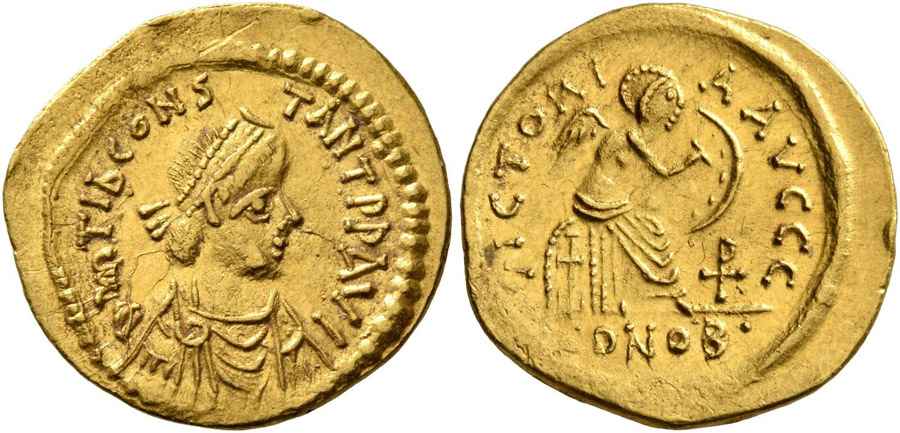 AGESİLAOS ANTİK SİKKELER NÜMİZMATİK_Tiberius II  (9).jpg