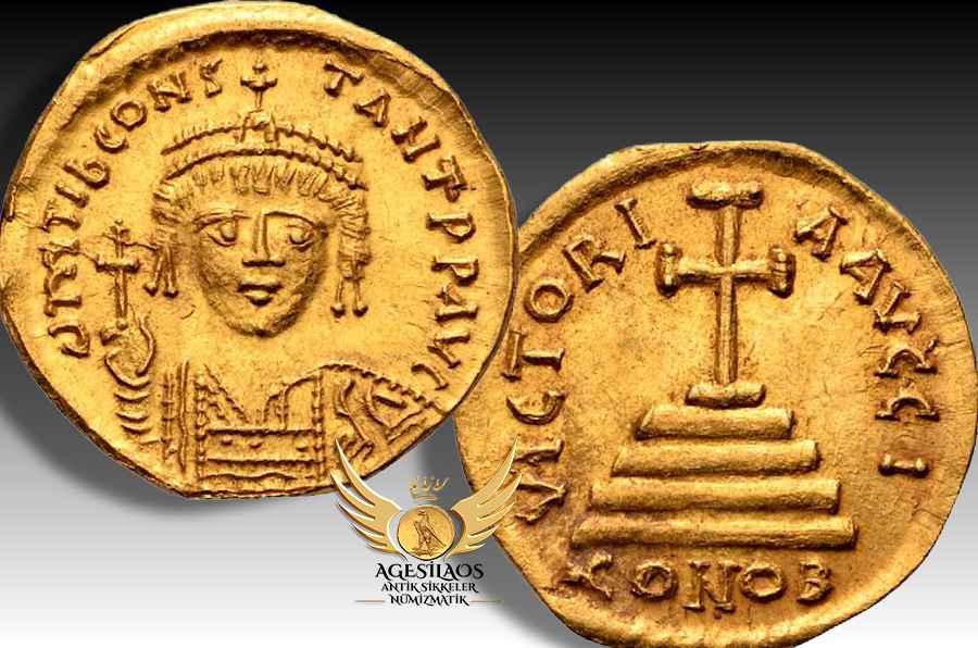 Agesilaos Antik Sikkeler Nümizmatik_Tiberius II.jpg