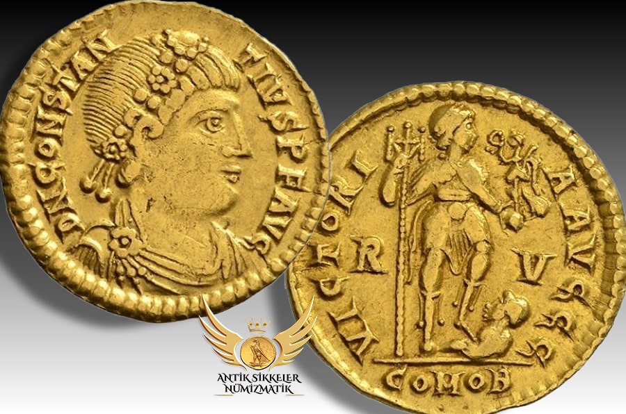 ANTİK SİKKELER NÜMİZMATİK_ Constantius III.jpg
