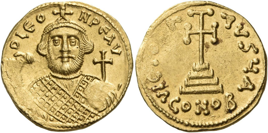 ANTİK SİKKELER NÜMİZMATİK_Bizans İmparatorluğu Leontius  (5).jpg