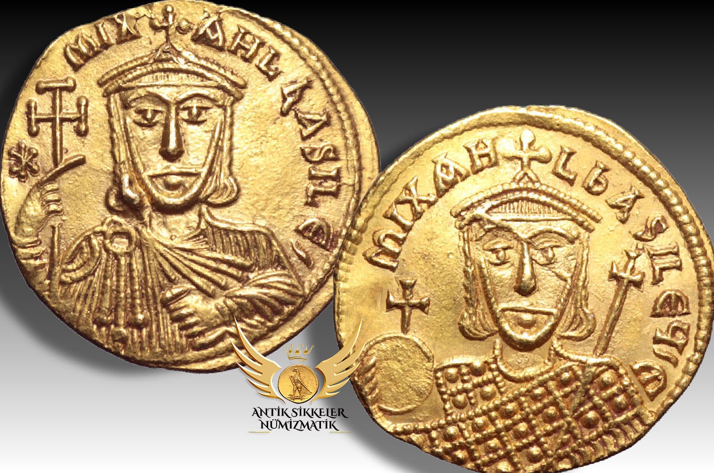 ANTİK SİKKELER NÜMİZMATİK_Byzantine Michael II .jpg