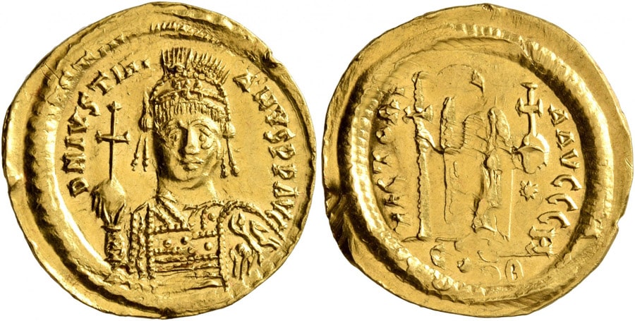 ANTİK SİKKELER NÜMİZMATİK_Justinian I  (11).jpg