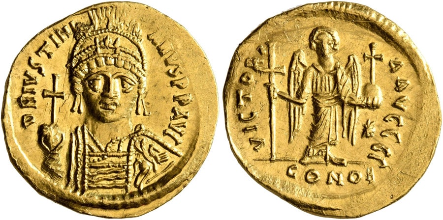 ANTİK SİKKELER NÜMİZMATİK_Justinian I  (14).jpg
