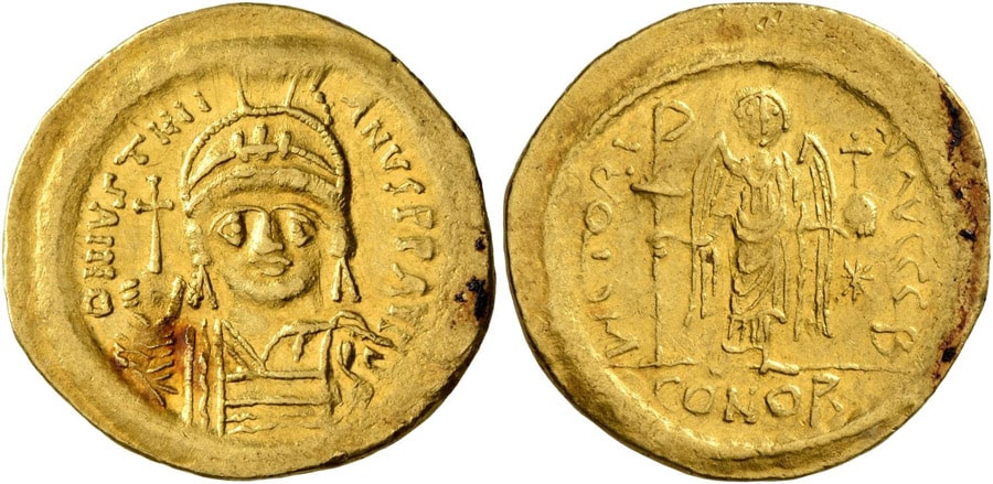 ANTİK SİKKELER NÜMİZMATİK_Justinian I  (3).jpg