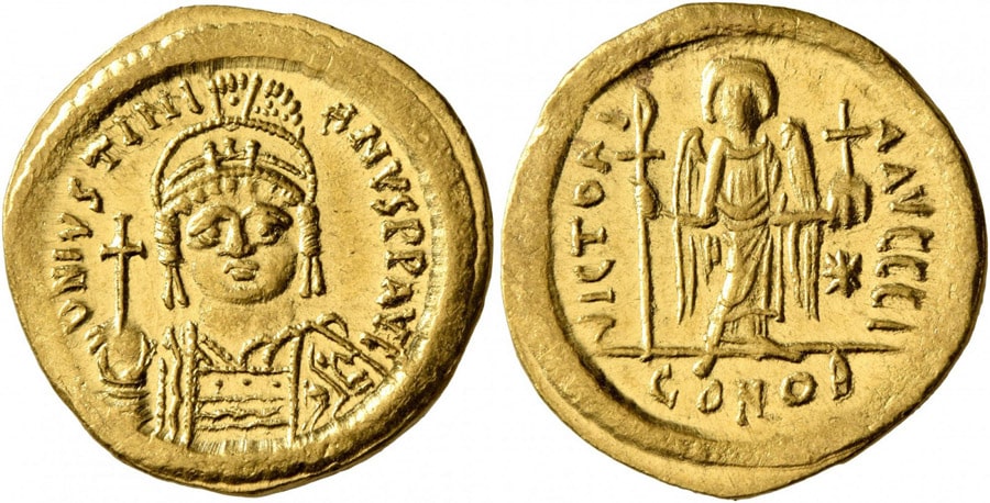ANTİK SİKKELER NÜMİZMATİK_Justinian I  (6).jpg