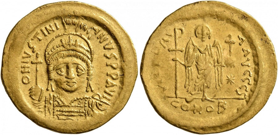 ANTİK SİKKELER NÜMİZMATİK_Justinian I  (8).jpg