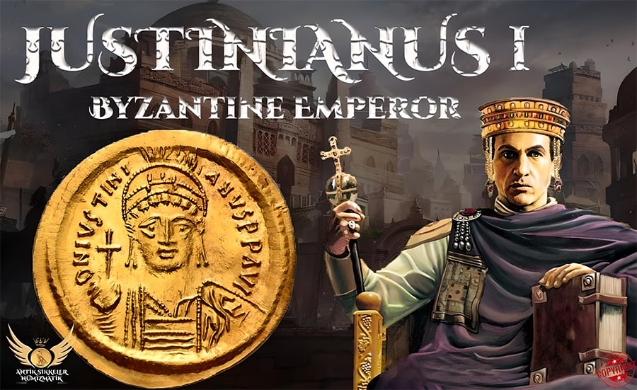 ANTİK SİKKELER NÜMİZMATİK_Justinianus I.jpg