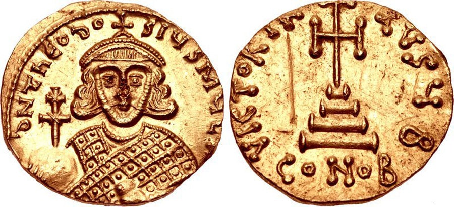 ANTİK SİKKELER NÜMİZMATİK_Theodosius III (4).jpg