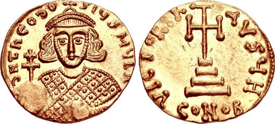 ANTİK SİKKELER NÜMİZMATİK_Theodosius III (5).jpg