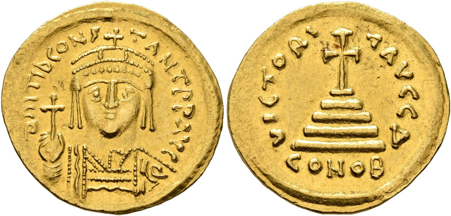 ANTİK SİKKELER NÜMİZMATİK_Tiberius II Constantine (11).jpg