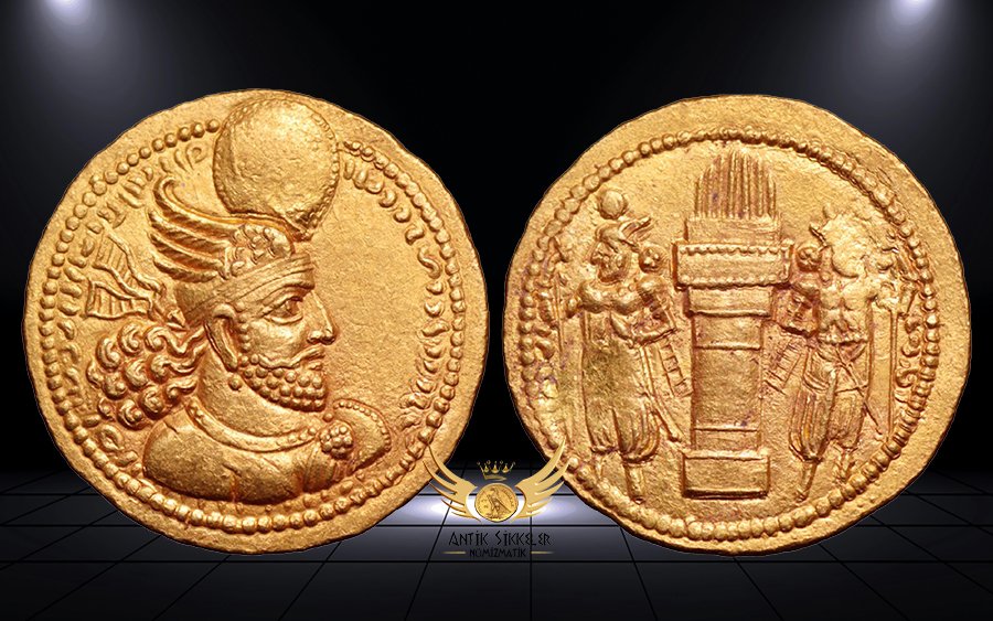 Sasani İmparatorluğu Bahram I Sikkeleri