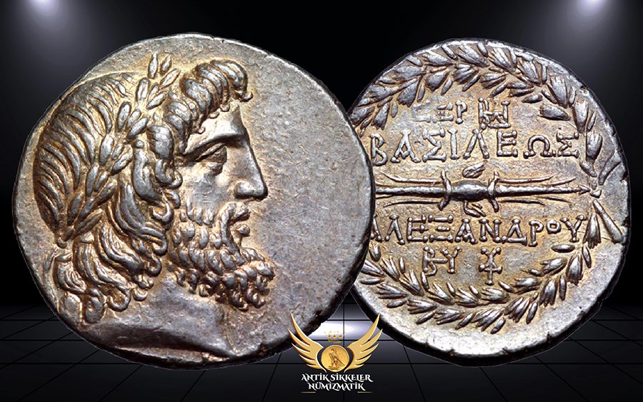 Greek Seleukid Empire Alexander I Balas