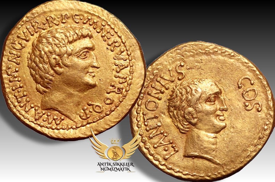 Roma Cumhuriyeti Sikkeleri | Mark Antony